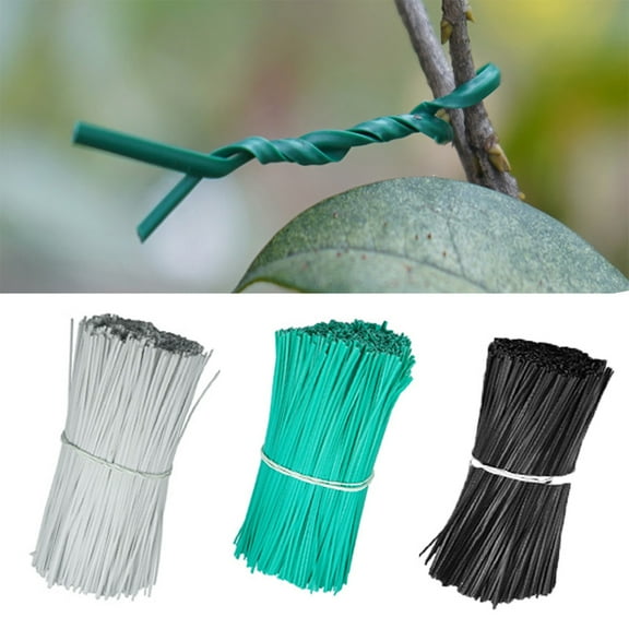 SPRING PARK 1000Pcs Plastic Twist Ties,Cable Ties for Making Facial Face Mask Plants Party Candy Gift Bags Cake Pops
