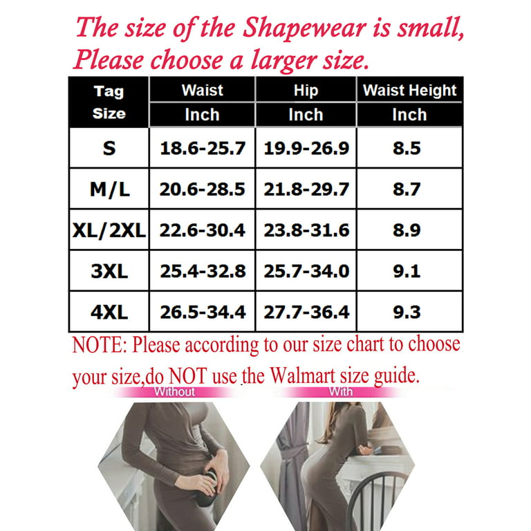LELINTA Women's Butt Lifter Shapewear Panty Waist Trainer Control Tummy  Slimming Body Shaper Size S-3XL 