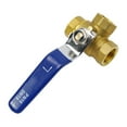 thumbnail image 4 of 1PC 3 Way Brass Ball Valve, L/T Bore Valve Ball Valve For Water Oil Gas, 4 of 8