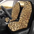 thumbnail image 2 of ABPHQTO Juego de 2 fundas de asiento de coche, fundas de moda, protector universal para asientos delanteros de coche, apto para coche, SUV, sedán, camión, 2 of 3
