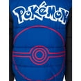 thumbnail image 3 of Pokemon Trainer Manteau Matelassé pour Enfants - Taille 5/6, 3 of 5