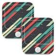thumbnail image 7 of Yayeee 2-Pack Plug in LED Night Lights with Light Sensors Motion Detectors, Abstract Stripes, 7 of 7