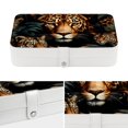 thumbnail image 4 of Leopard PU Leather Necklace Holder with Removable Compartment, Portable Decorative Box Jewelry Boxes Necklace Organizer, 4 of 6