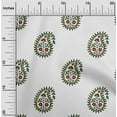 thumbnail image 2 of oneOone Cotton Poplin Twill White Fabric Block Fabric For Sewing Printed Craft Fabric By The Yard 56 Inch Wide-3Q, 2 of 6