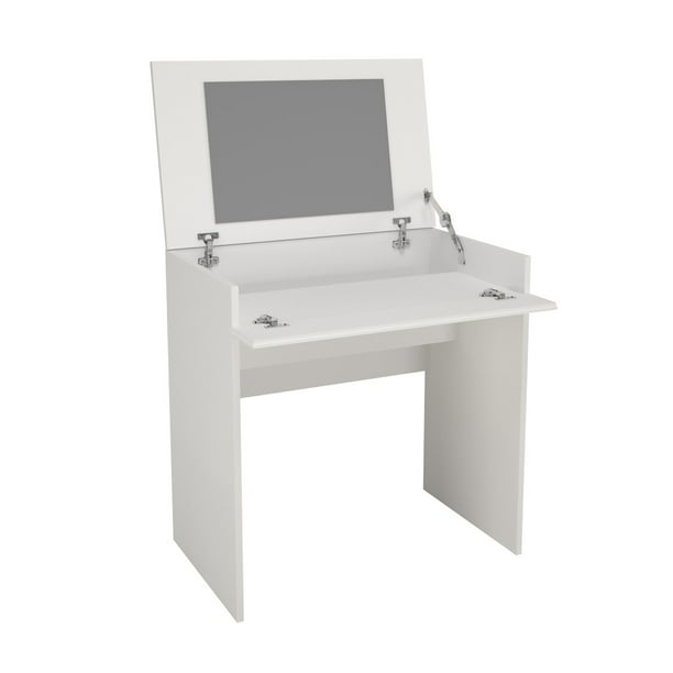 Nexera Paris Vanity Desk White, Vanity Table Allmodern