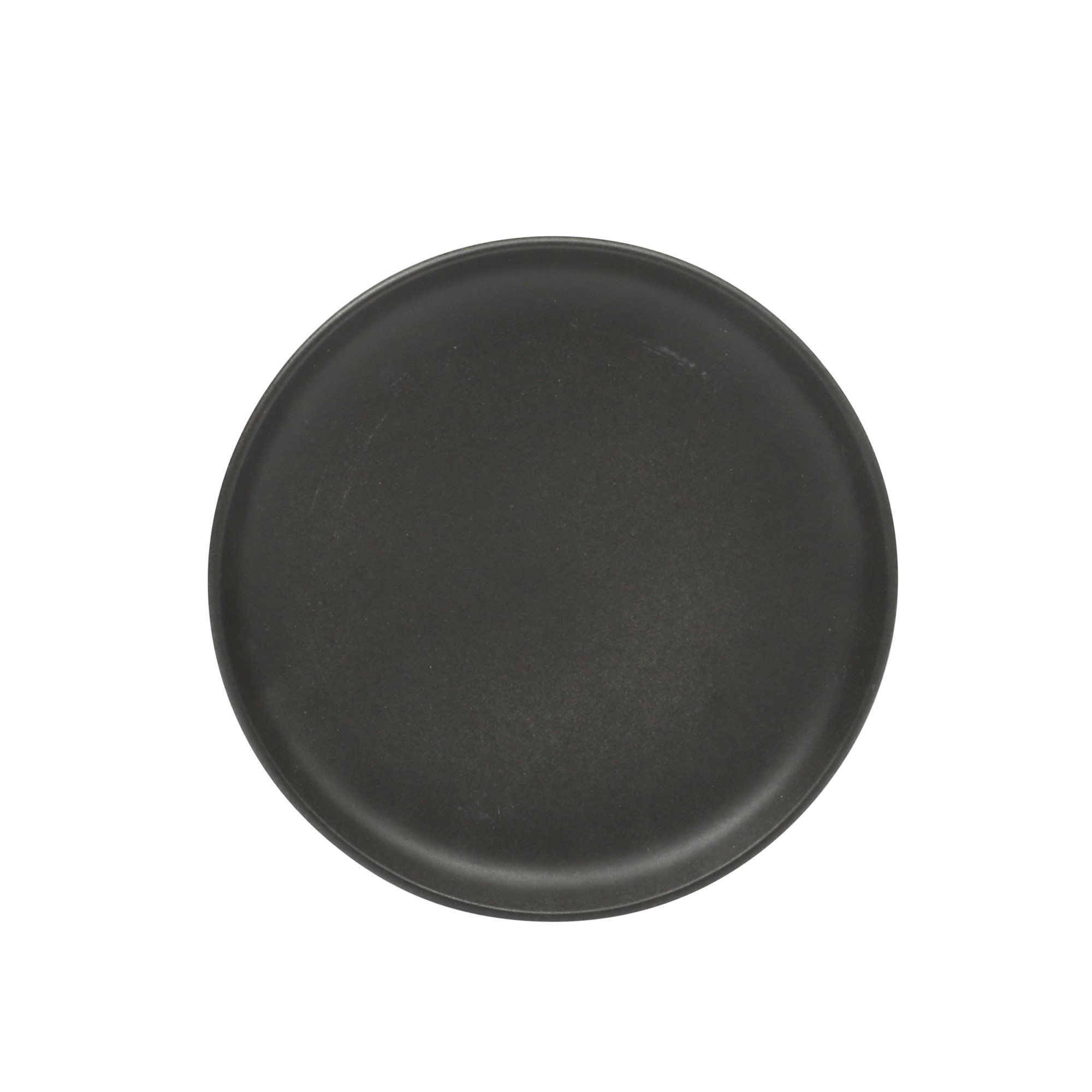 Gibson Soho Lounge Pasco 16 Piece (Service for 4) Plates and Bowls Double Bowl Reactive Glaze Dishes Stoneware Ceramic Dinnerware Set - Black