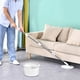 thumbnail image 5 of Juego de trapeador y cubeta telescópicos de acero inoxidable con escurridor | Sistema autoseparador de agua sucia | Incluye una almohadilla de microfibra lavable para pisos de cocina y hogar, 5 of 7