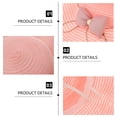 thumbnail image 5 of KAKOWELY Sombreros de paja, sombreros de moda para niños pequeños, sombreros de playa para niñas, gorras de verano con protección solar UV, 5 of 5