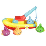 Spark Create Imagine Fishing Boat & Fish Bath Toy Set