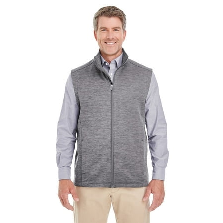 Devon & Jones Gilet en Molleton pour Hommes Newbury Mélange