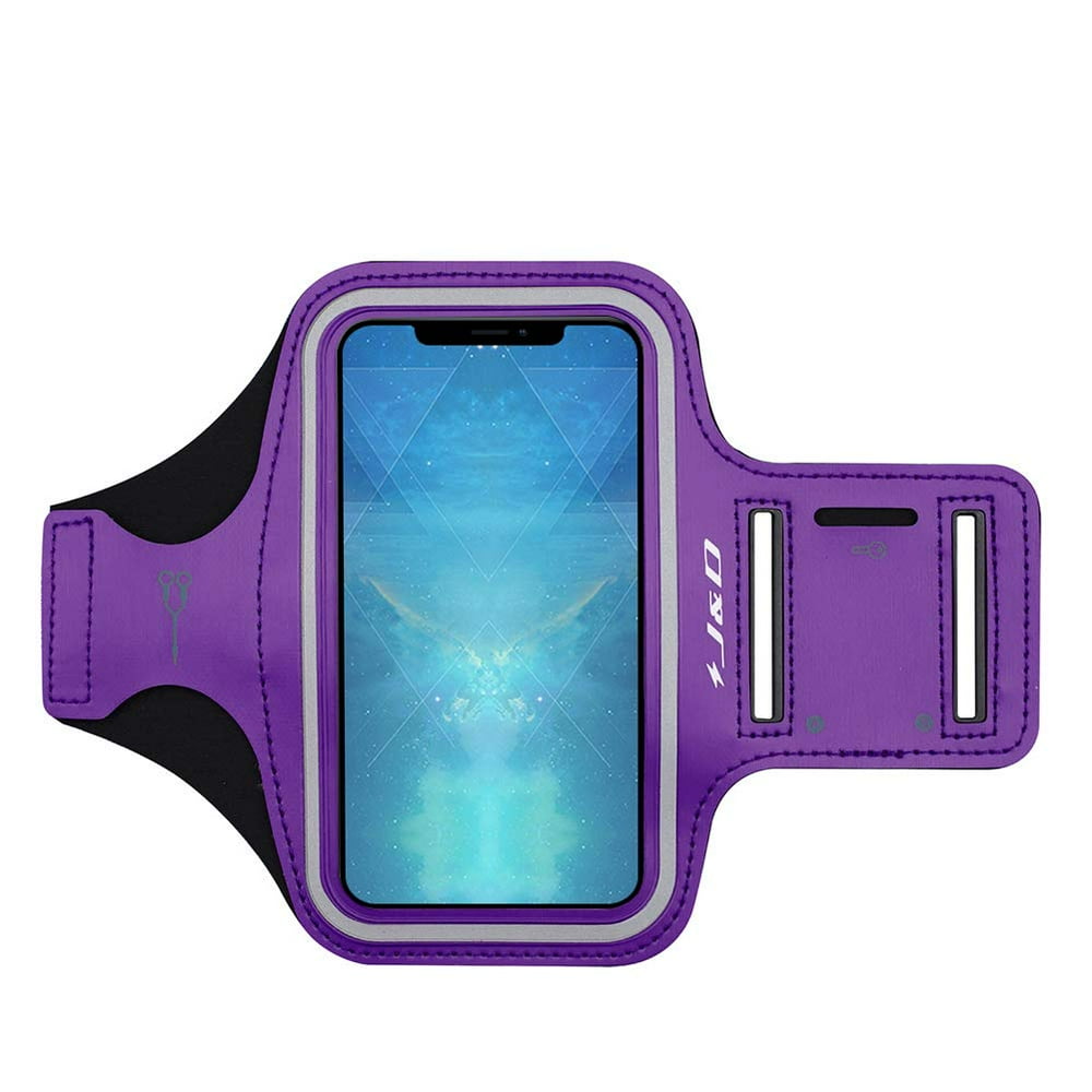 J&D Armband Compatible for iPhone XR Armband, Sports Armband with Key