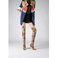 thumbnail image 2 of Women's Sexy Printed Stretchy Thigh High Boots Pointy Toe Stiletto Heel Booties Over The Knee High Heel Boot, 2 of 7