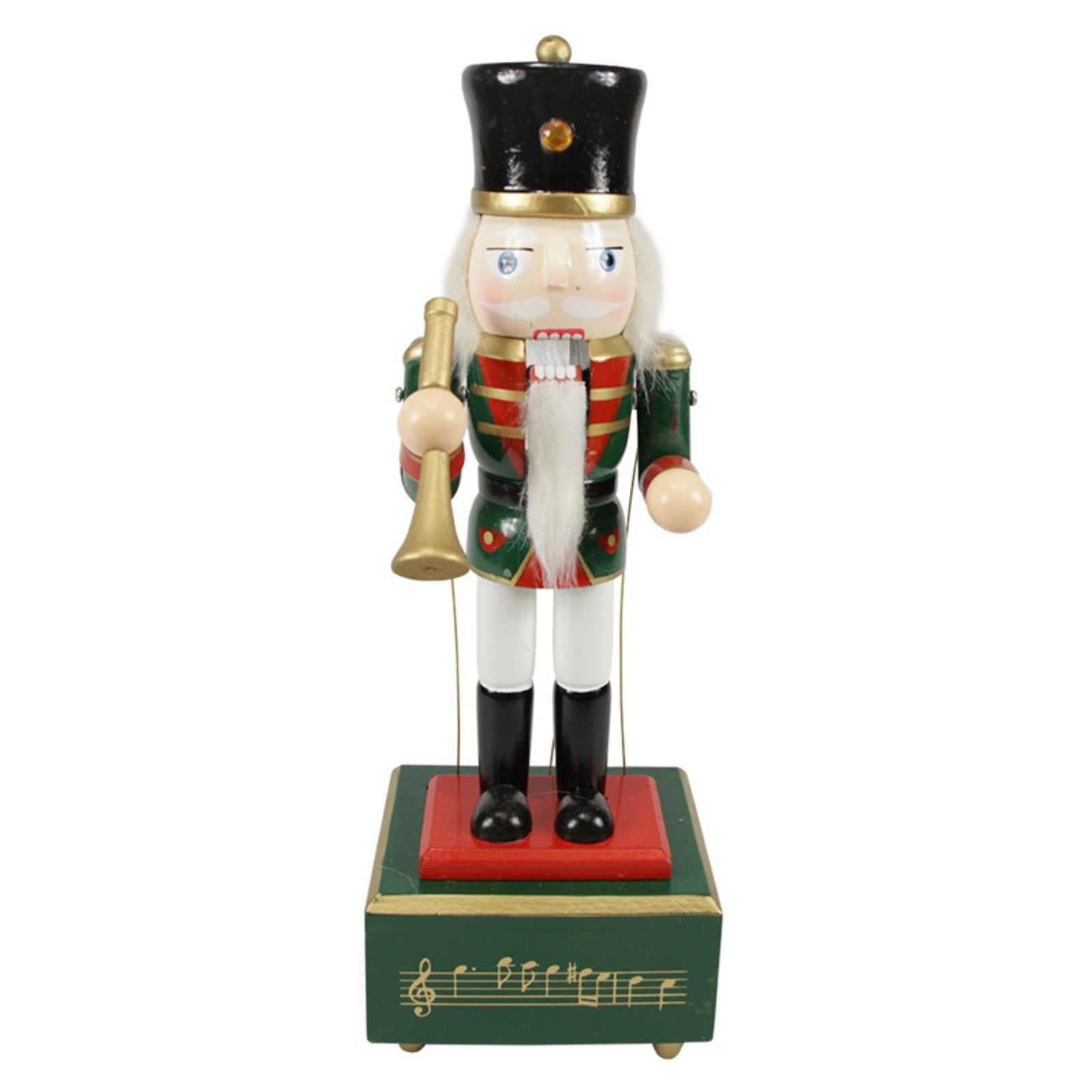 Northlight 12 in. Musical Christmas Nutcracker with Trumpet Walmart