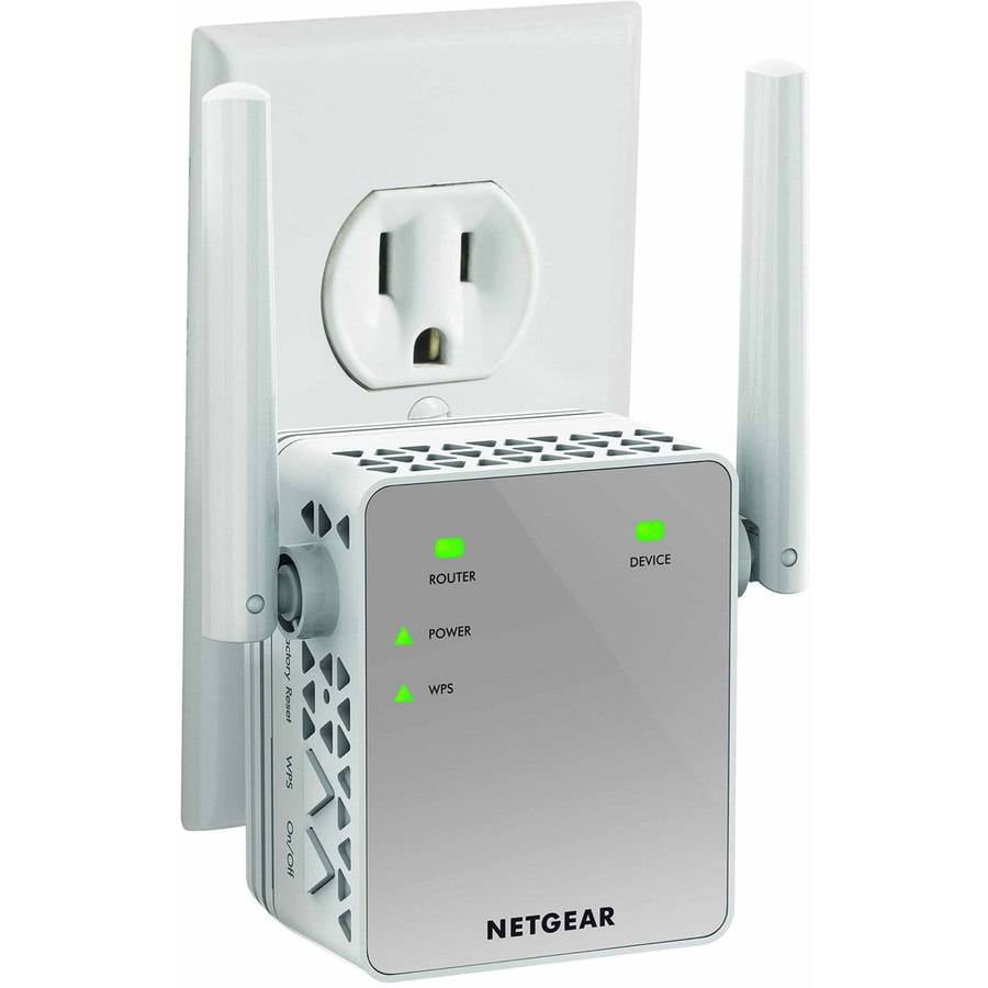 WiFi Range Extender Wall Plug Ethernet Port Signal Booster 2.4 Ghz ...