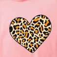 thumbnail image 6 of Zuwimk Toddler Boy Girls Sweatsuit Heart-shaped Graphic Printed Hoodie Sweatshirt and Jogger Pant Sets(T063-Pink), 6 of 9