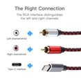 thumbnail image 3 of USB Tipo C A 2 RCA Cable Adaptador Audio para Amplificador, 3 of 9