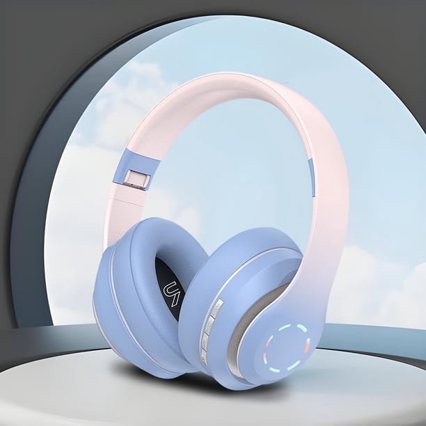 Auriculares inalámbricos Bluetooth, modernos y brillantes, estereoscópicos, paquete completo, auriculares Bluetooth