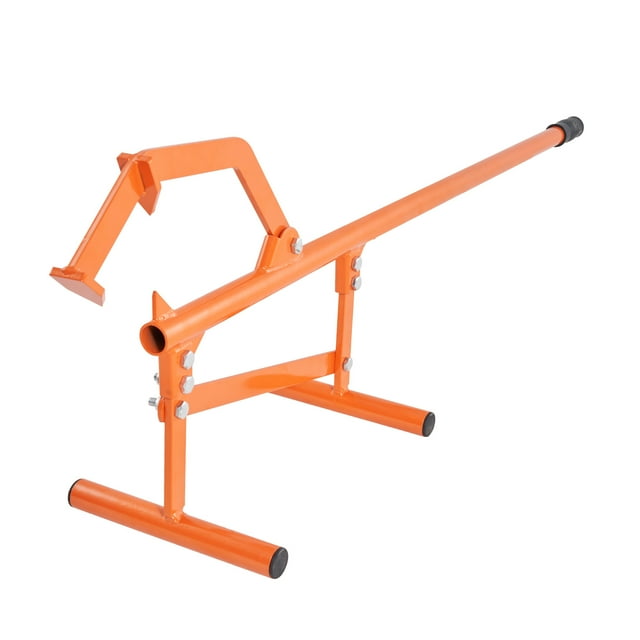 KFFKFF Timberjack, 46.5 Po, Lève-Bûches en Acier Robuste, Rouleau de Bûches avec Crochet Réglable, Outils de Bûches pour Bûches jusqu'à 15 Pouces de Diamètre, Timber Jack