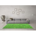 thumbnail image 3 of Ahgly Company Indoor Rectangle Abstract Green Modern Area Rugs, 6' x 9', 3 of 4
