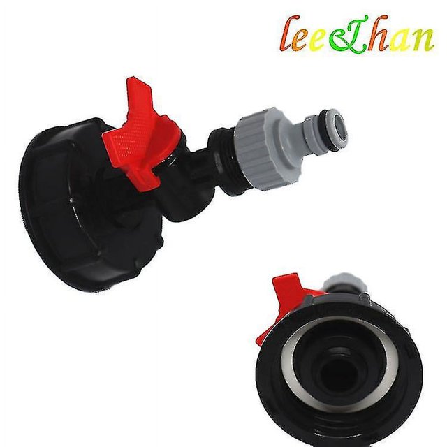 2024 Tanque de agua Ibc de 1000 litros con válvula adaptadora S60x6 y 3/41 piezas B2 FF (solo grifos) XC
