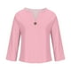 thumbnail image 5 of Vestidos Casuales Para Mujer, Blusas De Mujer De Moda Camisa de lino sintético para mujer, de manga larga, con botones y cuello en V, holgada y a la moda., 5 of 5