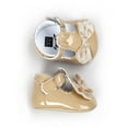 thumbnail image 2 of Newborn Baby Girl Bow Anti-slip Crib Shoes Soft Sole Sneakers Prewalker, 2 of 5