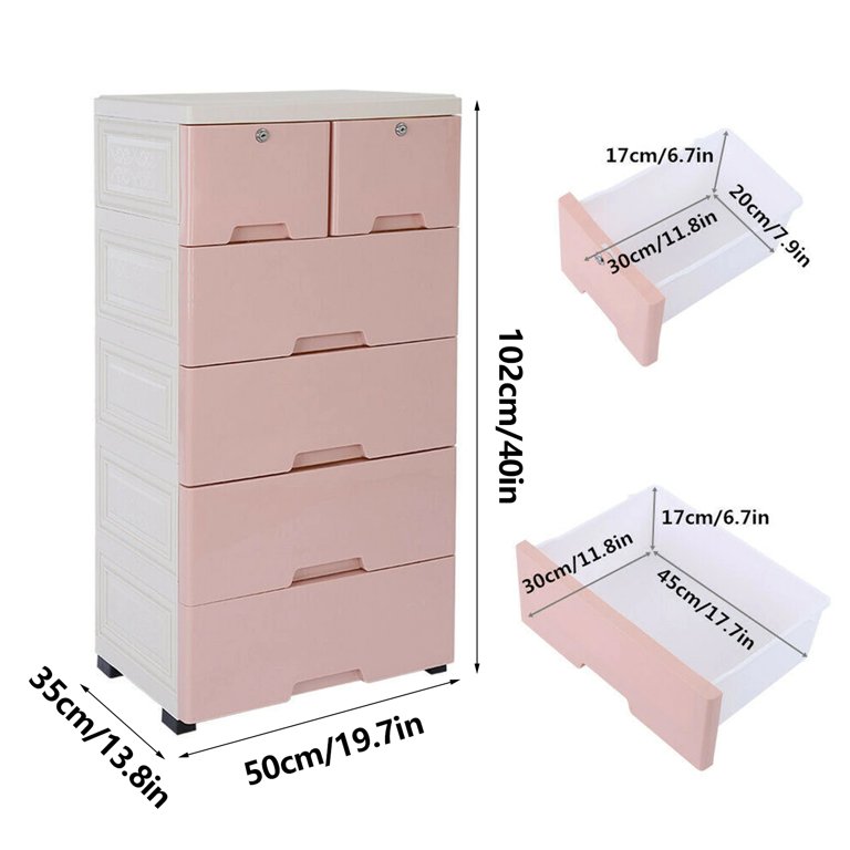 Cutycaty Storage Cabinet with 6 Drawers, Plastic Drawers Dresser, Tall  Dresser, Closet Drawers with Wheel for Clothing Bedroom Nursery Playing  Room (Beige) - Yahoo Shopping