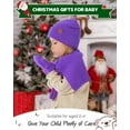 thumbnail image 6 of FZ FANTASTIC ZONE 4 Pieces Winter Toddler Kids Hat Gloves Scarf Socks Beanie Set for 0 6 12 Months 1 2 3 4 Year Old Baby Girls Boys Gifts, 6 of 6