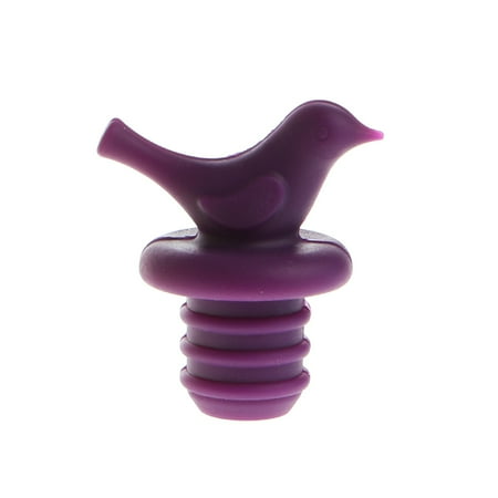 

Cute Bird Shape Silicone Vacuum Sealed Champagne Drinks Wine Stopper Bottle Cap