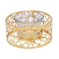 thumbnail image 2 of Candelabro moderno Candelabros decorativos Pilar Candelabros Artesanía Candelabros para mesa Boda Vacaciones Comedor Decoración , geometría redonda, 2 of 9