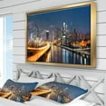 thumbnail image 4 of Design Art Philadelphia Skyline at Night Framed Canvas Art Print, 4 of 5