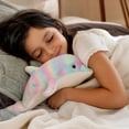 thumbnail image 6 of TOYOUME Colorful Dolphin Stuffed Animal Plush Doll, 19.69 Inch, A, 6 of 7