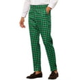 thumbnail image 5 of INSPIRE CHIC Houndstooth Dress Pants for Men's Big and Tall Plaid Trousers, 5 of 5