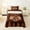 Brown 01, variant on Erosebridal Boho Blue RV Car Floral Bed Sheets, Butterfly Heart King Sheets for Girls, 4pcs