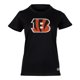 thumbnail image 1 of NFL Playera Aficionado Básica Cincinnati Bengals Negro para Mujer, Talla Grande, 1 of 5