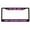 Black/Carbon/Purple, variant on I'm So Gay I Can't Even Drive Straight Style Metal License Plate Frame Personalized/Car Accessories Car Tag Holder Cover Carbon (Chrome/Carbon/Purple)
