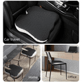 thumbnail image 2 of Simple Style Home Car Dual-purpose Beveled Cushion for Sedentary Comfortable and Breathable Memory Foam 3D Mesh Seat Cushion, 2 of 5