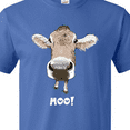 thumbnail image 4 of Inktastic Moo Cute Brown Holstein Cow T-Shirt, 4 of 5