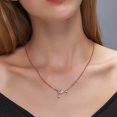 thumbnail image 5 of SPRING PARK Women Shiny Pendant Chain Wine Goblet Shape Love Heart Shape Necklace, 5 of 7