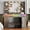 1.No stool-Gray, variant on FANRAL 43'' Vanity Desk with 10 Lights & Under-Table RGB Strip,Built-in Power Outlets,Cushioned Stool & Large Storage,Dressing Table for Bedroom Bathroom Grooming,White Vanity