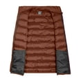 thumbnail image 3 of Little Donkey Andy Men's Lightweight Warm Puffer Vest Thermal Golf Sleeveless Jacket for Outdoor Hiking Travel Casual Apricot Orange XL, 3 of 7