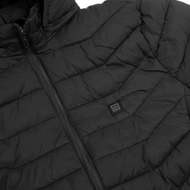 Chaqueta con calefacción eléctrica, abrigo con capucha con calefacción eléctrica, chaqueta con calefacción para mujeres y hombres, abrigo con calefacción eléctrica, muy recomendado