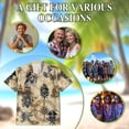 thumbnail image 4 of Vintage Pirate Skull Hawaiian Shirt for Men, Button Down Summer Beach Short Sleeve, Retro Style, Sizes S-5XL, 4 of 4