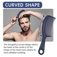 thumbnail image 4 of Juego de peines desenredantes para mujeres, hombres y niños: peines de dientes anchos para desenredar y alisar, peines curvos para cabello rizado, liso, corto, grueso, húmedo y seco., 4 of 5