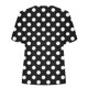 thumbnail image 5 of ICHUANYI Clearance Women Summer Sexy Gradient Print Regular V Neck Women Short Sleeves Top(Black, XL) ICHUANYI WER2023081100602, 5 of 5