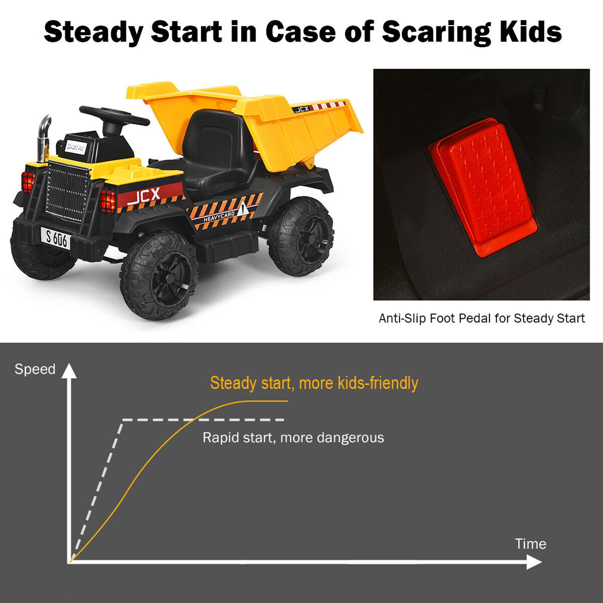 kids electric dump truck