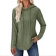 thumbnail image 3 of Sudaderas con Capucha para Mujer, Sudaderas de Gran Tamaño, Camisetas de Larga, Suéteres, Suéteres de Otoño, Tops. Verde XXL, 3 of 6