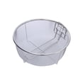 thumbnail image 3 of Stainless Steel Fryer Basket Cooking Tool French Fries Holder for Restaurant Round 23cmx23cm, 3 of 7