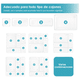 thumbnail image 3 of 25pcs Organizador De Cajones Escritorio Transparente Oficina Belug, Transparente, 3 of 5