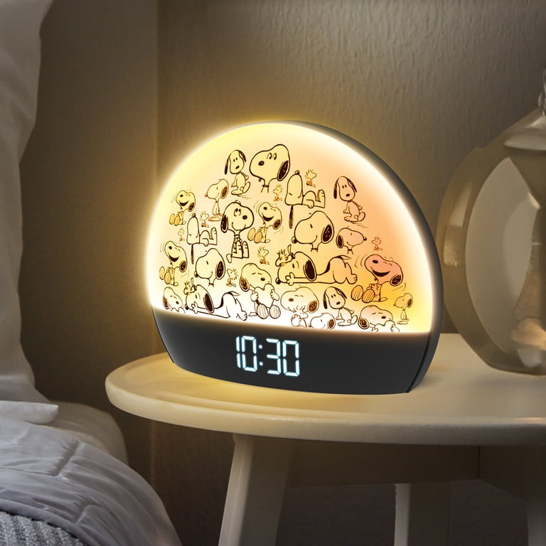 Peanuts Snoopy Sunrise Alarm Clock – Vibrant Snoopy Edition with